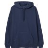 Navy Blue Fleece Hoodie