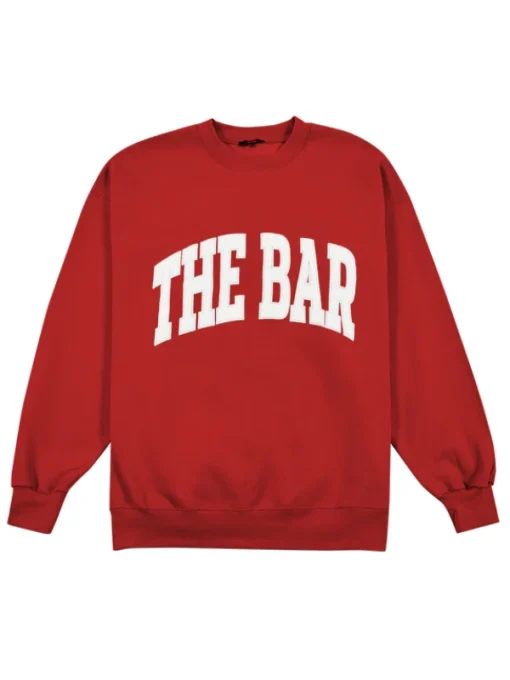 The Bar Sweatshirt Red