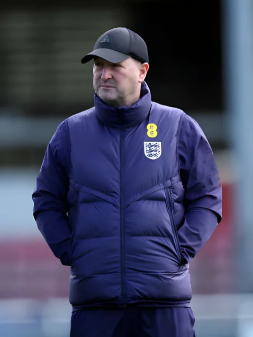 England National Football Team Blue Puffer Vest