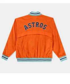 Houston Astros Eric Emanuel Windbreaker Orange Jacket