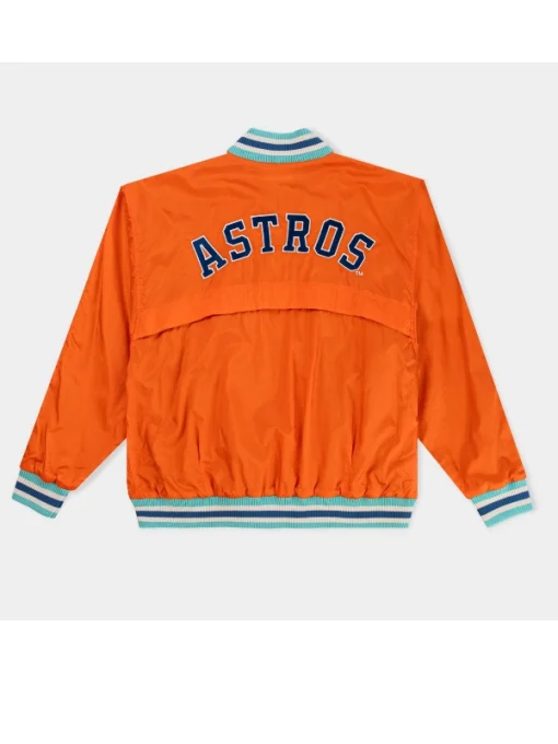 Houston Astros Eric Emanuel Windbreaker Orange Jacket