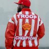 LL Cool J Troop Champion Leather Bomber Jacket