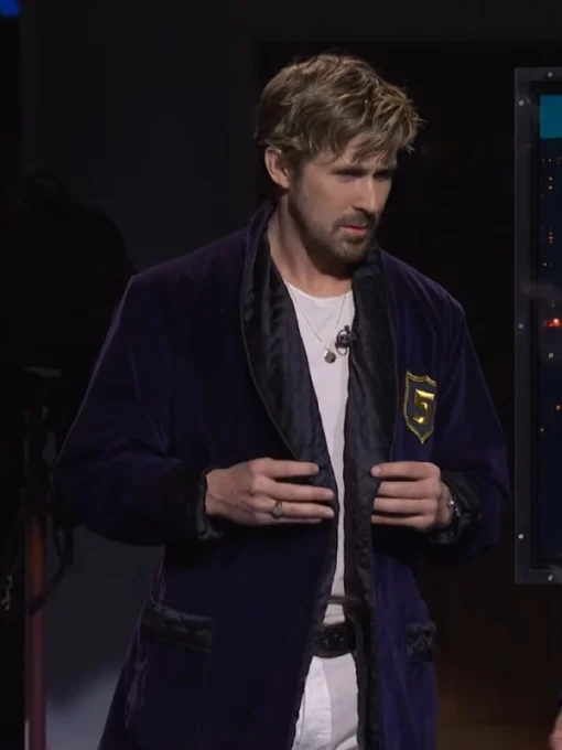 Ryan Gosling SNL Five Timers Club Velvet Jacket