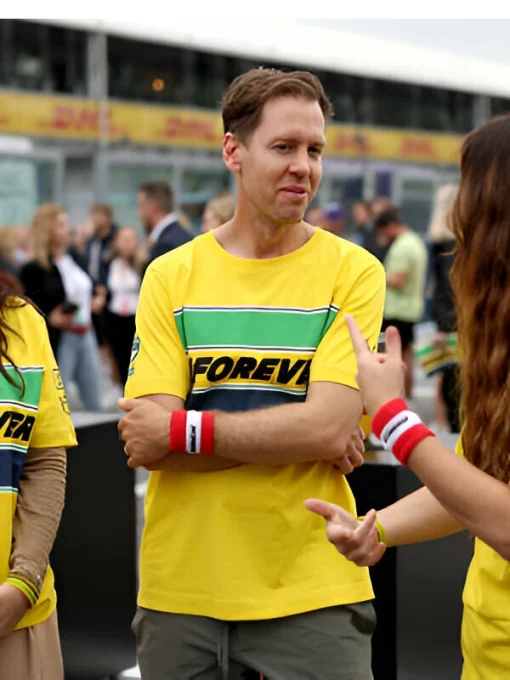 F1 Forever Senna Yellow T-Shirt