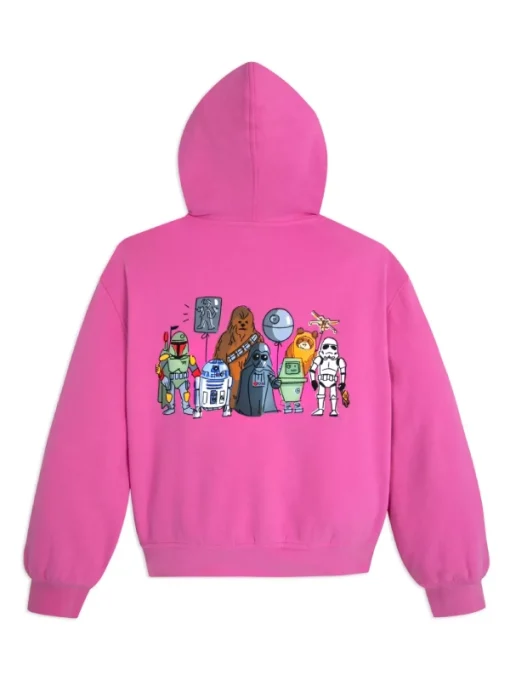 Star Wars Artist Series Pink Pullover Hoodie