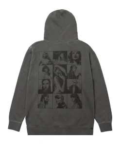 Taylor Swift The Eras Tour Charcoal Hoodie - Replica