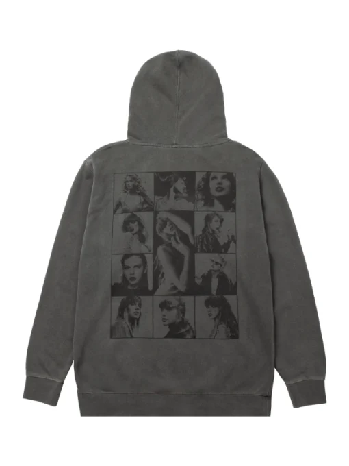 Taylor Swift The Eras Tour Charcoal Hoodie - Replica