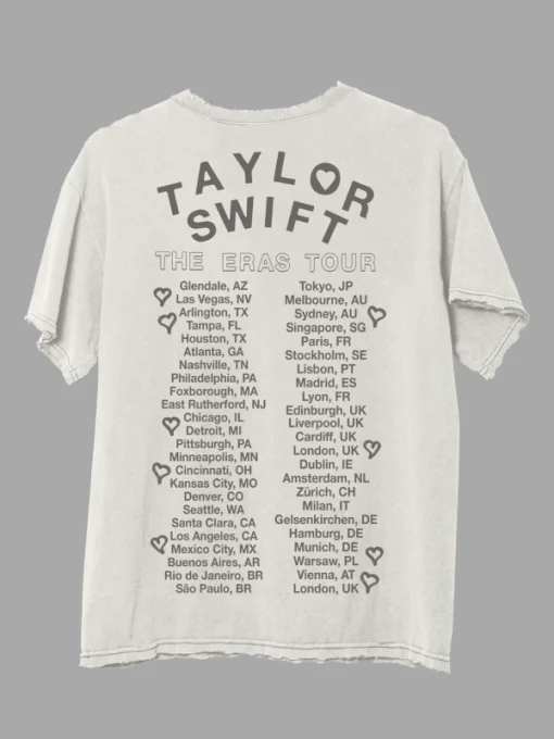Taylor Swift The Eras Tour Photo Oversized T-Shirt - Replica