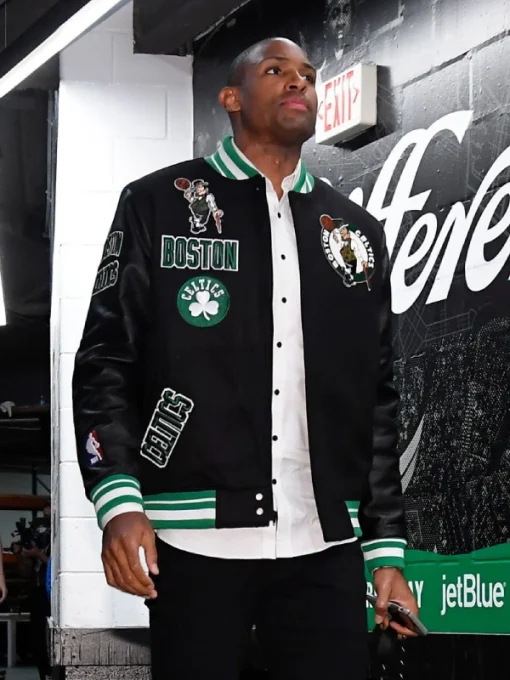 Al Horford Boston Celtics Black Bomber Jacket