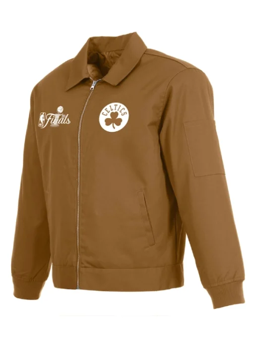 Boston Celtics 2024 NBA Finals Champions Brown Jacket