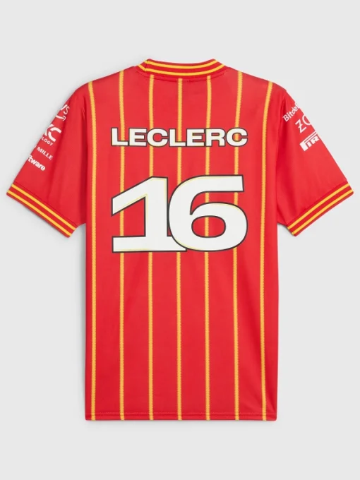 Scuderia Ferrari F1 2024 Charles Leclerc Soccer Jersey