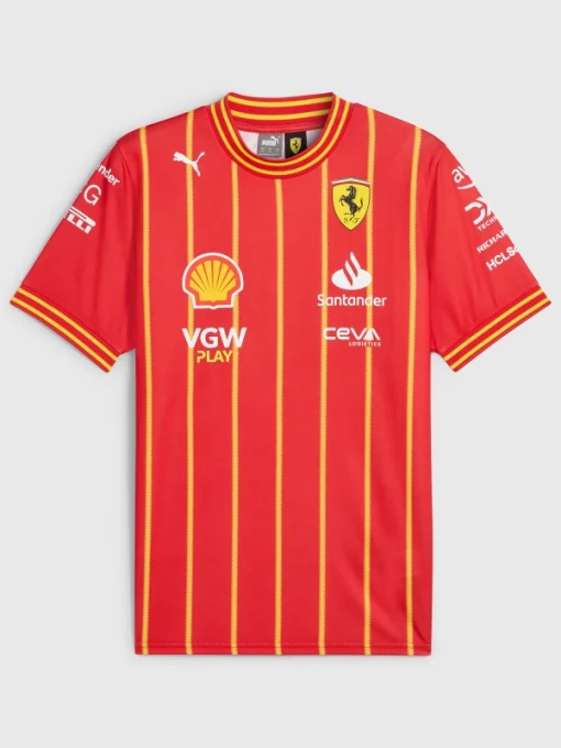 Scuderia Ferrari 2024 Charles Leclerc Soccer Jersey