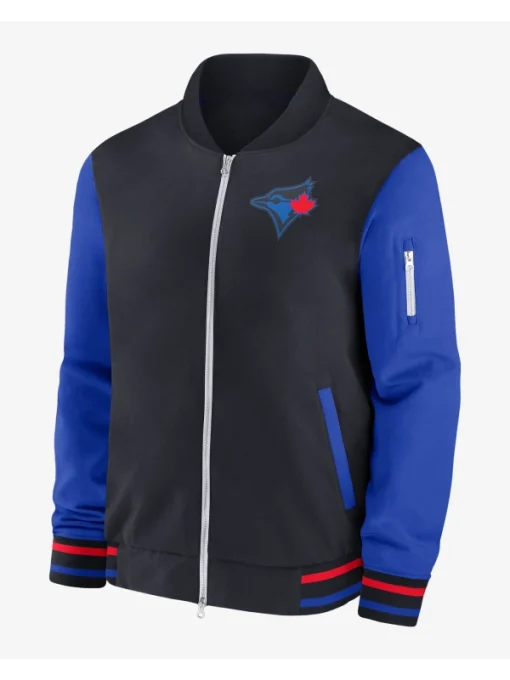 Toronto Blue Black And Blue Bomber Jacket