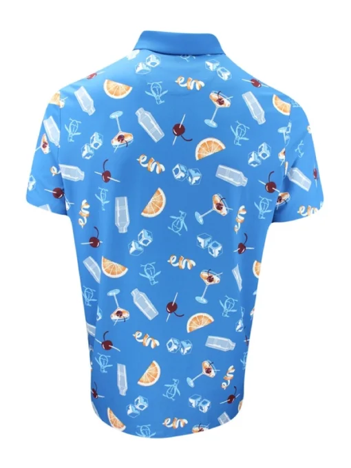 Penguin Golf Cocktail Print Shirt