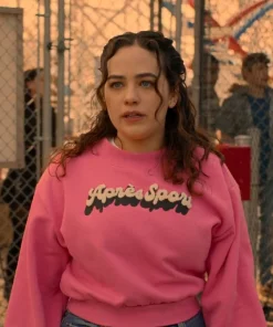Mary Mouser Cobra Kai Season 6 Samantha LaRusso Pink Sweatshirt
