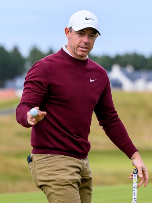 Genesis Scottish Open Rory McIlroy Maroon Sweatshirt