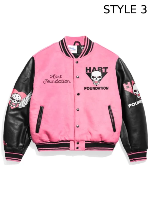 The Hart Foundation Leather Jacket - Replica