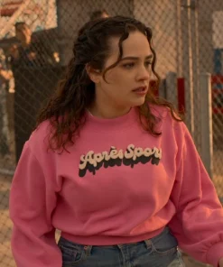 Mary Mouser Cobra Kai Season 6 Samantha LaRusso Pink Sweatshirt - Replica