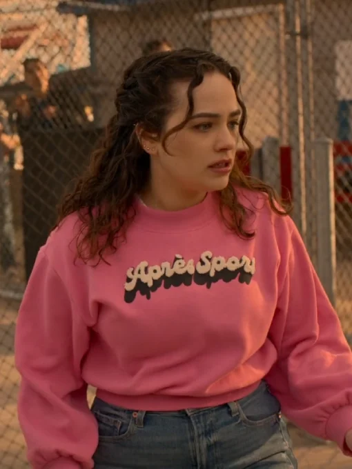 Mary Mouser Cobra Kai Season 6 Samantha LaRusso Pink Sweatshirt - Replica