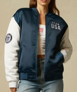 Paris Olympics 2024 Team USA Varsity Jacket