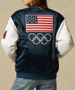 Paris Olympics 2024 Team USA Varsity Jacket - Replica