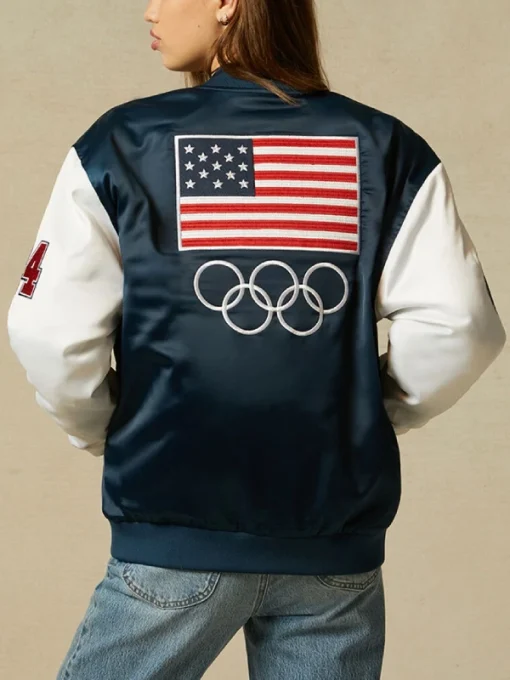 Paris Olympics 2024 Team USA Varsity Jacket - Replica