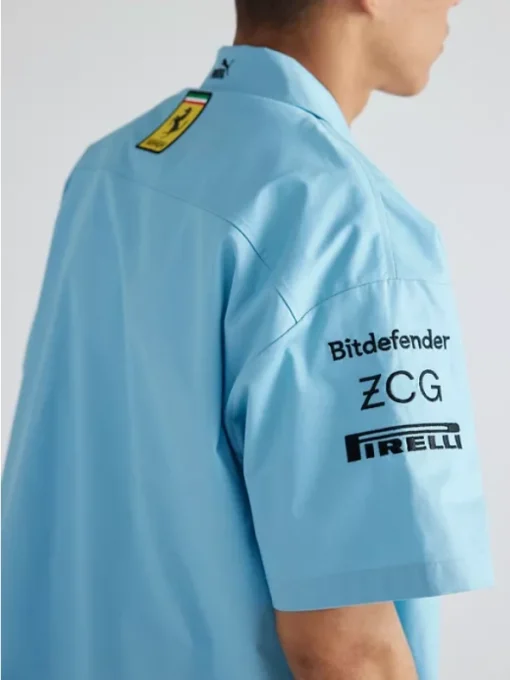 Scuderia Ferrari Miami Blue Shirt