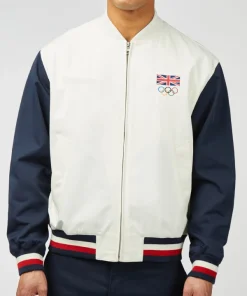 Team GB Paris Olympics 2024 Opening Ceremony Bomber Jacket