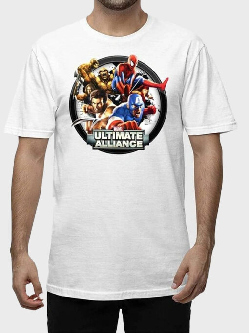 Tobey Maguire Ultimate Alliance White Shirt