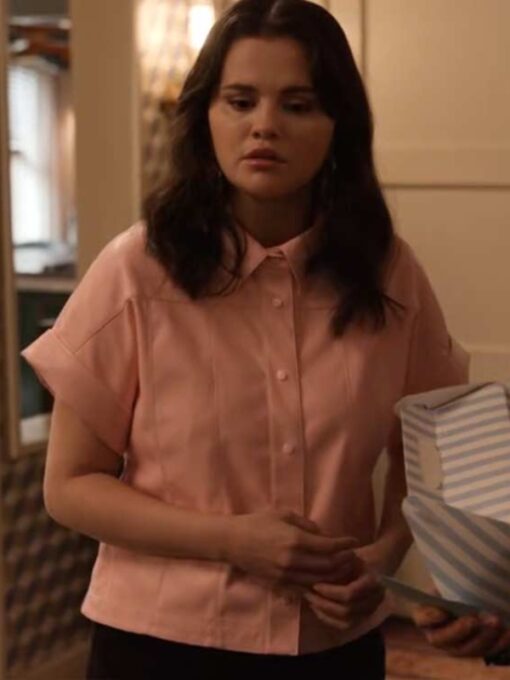 Selena Gomez Only Murders In The Building Pink Shirt