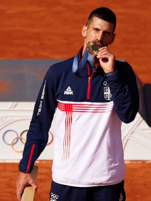 Paris Olympics Novak Djokovic Team Serbia Jacket