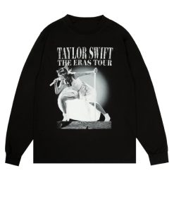 Taylor Swift The Eras Tour TTPD Live Photo Long Sleeve Oversized T-Shirt - Replica