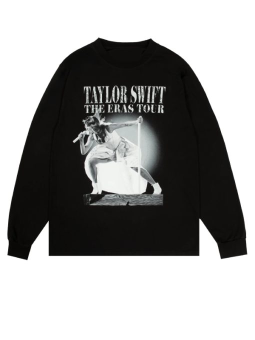 Taylor Swift The Eras Tour TTPD Live Photo Long Sleeve Oversized T-Shirt - Replica