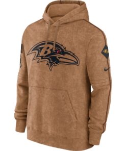 Baltimore Ravens 2023 Salute To Service Club Hoodie