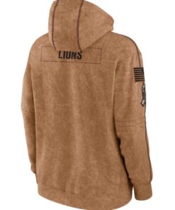 Detroit Lions 2023 Salute To Service Club Pullover Hoodie