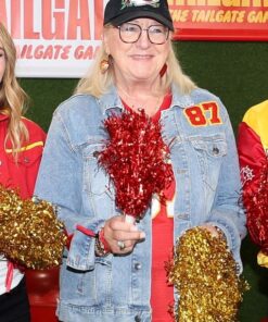 Donna Kelce World Largest Tailgate Denim Jacket