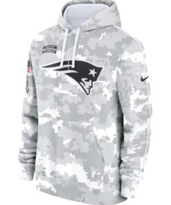 New England Patriots 2024 Salute To Service Club Hoodie