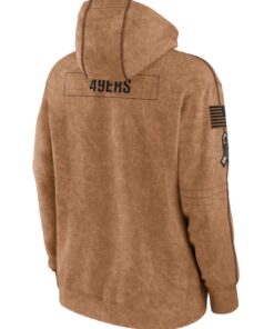 San Francisco 49ers 2023 Salute To Service Club Pullover Hoodie