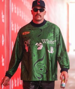 Travis Kelce Off-White Allover Print Jersey