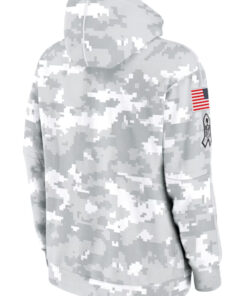 Arizona Cardinals Camo 2024 Salute To Service Club Fleece Hoodie