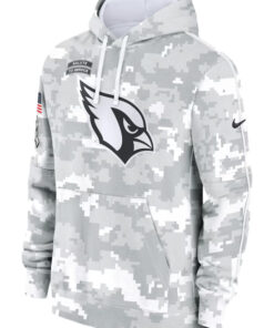 Arizona Cardinals Camo 2024 Salute To Service Club Fleece Pullover Hoodie