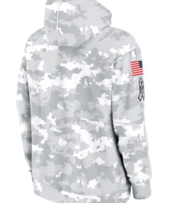 Baltimore Ravens Camo 2024 Salute To Service Club Hoodie