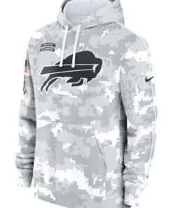 Buffalo Bills Camo 2024 Salute To Service Club Fleece Hoodie