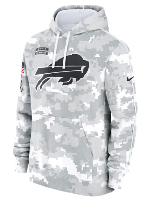 Buffalo Bills Camo 2024 Salute To Service Club Fleece Hoodie