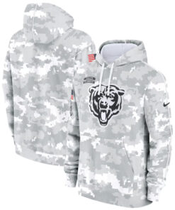 Chicago Bears 2024 Salute To Service Club Hoodie