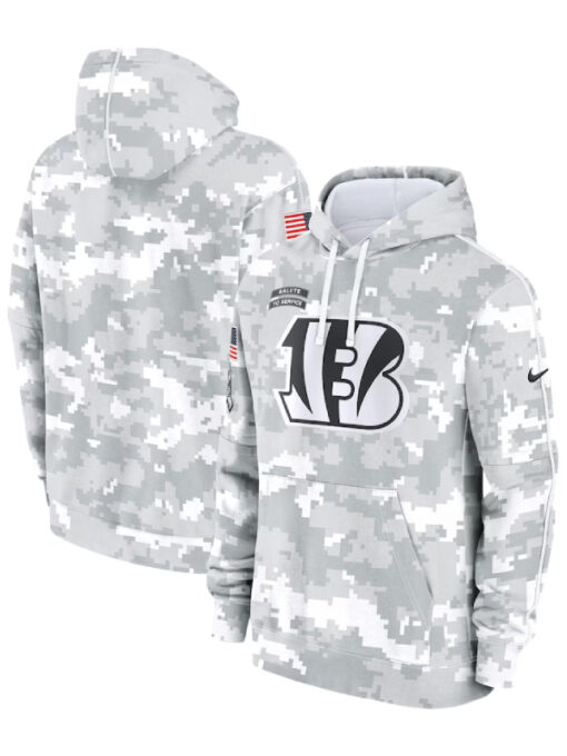 Cincinnati Bengals 2024 Salute To Service Club Hoodie