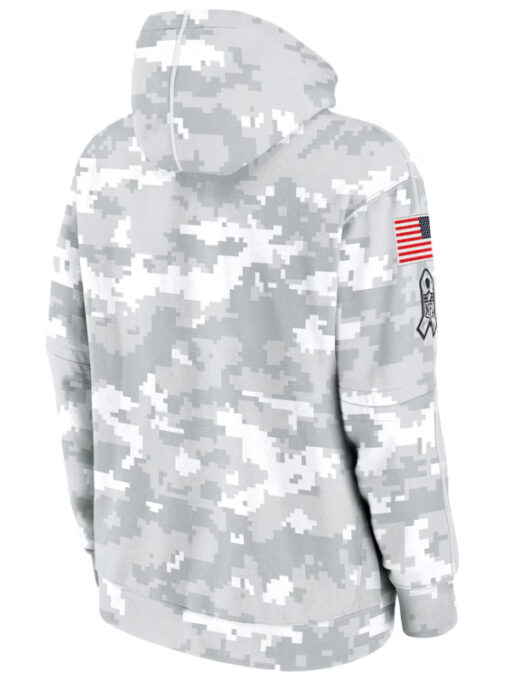 Cincinnati Bengals Camo 2024 Salute To Service Club Fleece Hoodie