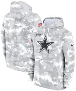 Dallas Cowboys 2024 Salute To Service Club Hoodie