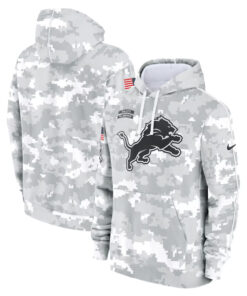 Detroit Lions Camo 2024 Salute To Service Hoodie