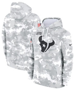 Houston Texans Camo 2024 Salute To Service Hoodie